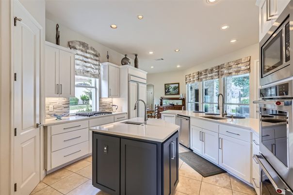 Interior, Kitchen, Recessed Lighting, Stainless Steel Appliances