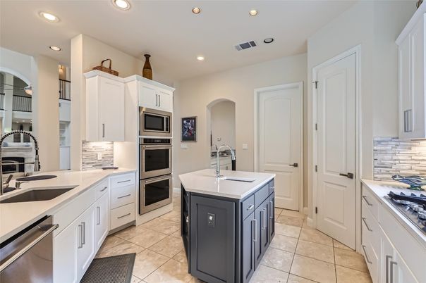 Interior, Kitchen, Recessed Lighting, Stainless Steel Appliances