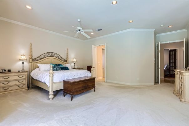 Bedroom, Interior, Recessed Lighting