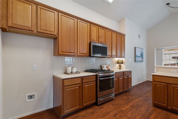 Interior, Kitchen, Wood Texture Flooring