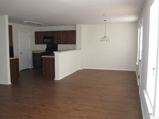 Interior, Kitchen, Pendant Lights, Wood Texture Flooring