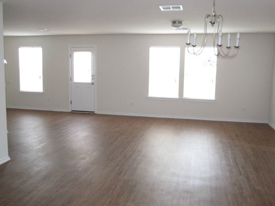 Chandelier, Empty room, Interior, Wood Texture Flooring