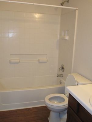 Bathroom, Interior, Wood Texture Flooring