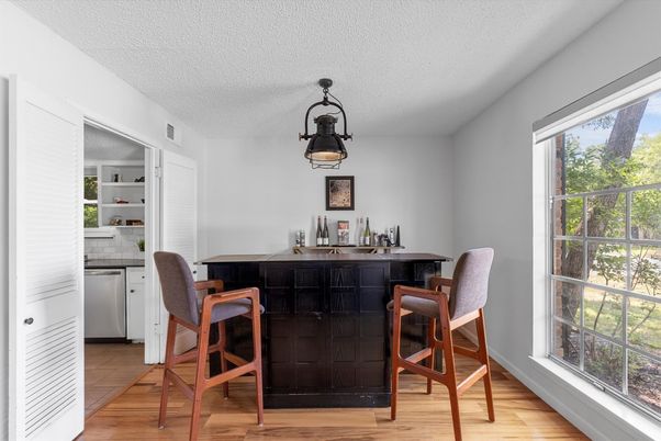 Dining room, Interior, Wood Texture Flooring