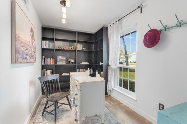Home Office, Interior, Wood Texture Flooring