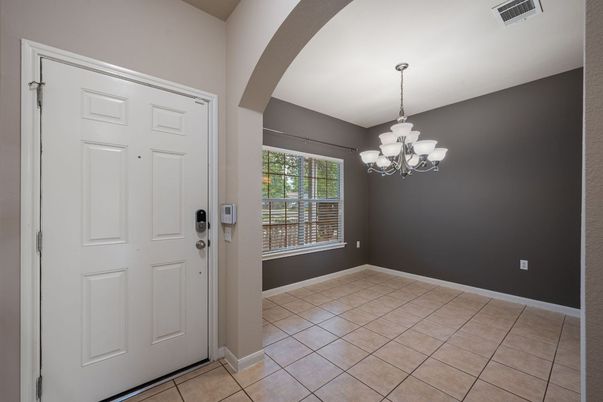 Chandelier, Empty room, Interior