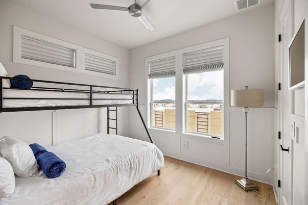Bedroom, Interior, Water, Wood Texture Flooring