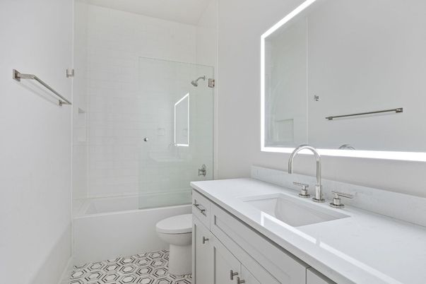 Bathroom, Glass Shower, Interior