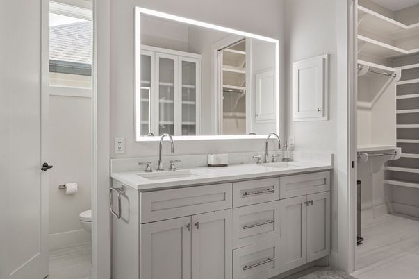 Bathroom, Dual Sink Vanities, Interior, Walk-in Closets