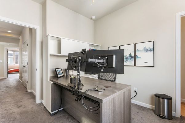 Home Office, Interior, Recessed Lighting