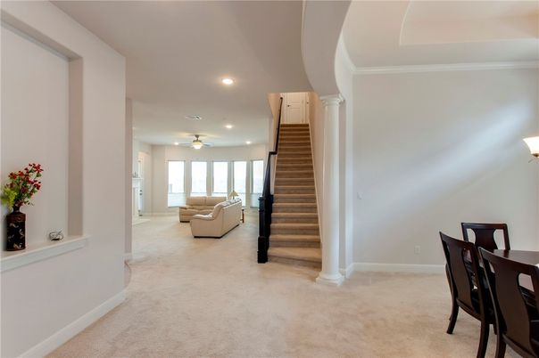 Dining room, Interior, Recessed Lighting