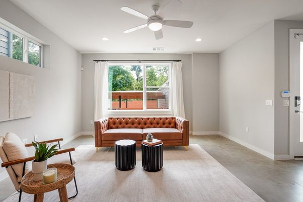 Interior, Living room, Recessed Lighting