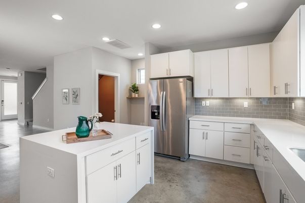 Interior, Kitchen, Recessed Lighting, Stainless Steel Appliances