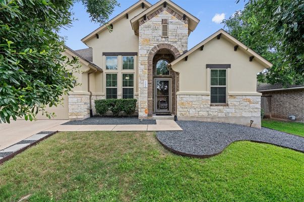 Attached, Backyard, Exterior, Facade, Brick Traditional