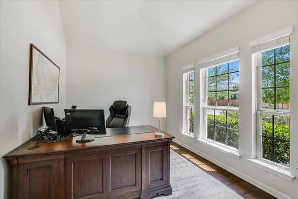 Home Office, Interior, Wood Texture Flooring