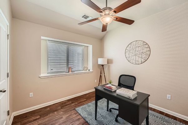 Home Office, Interior, Wood Texture Flooring