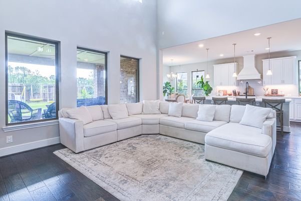 Dining room, Interior, Kitchen, Living room, Pendant Lights, Recessed Lighting, Wood Texture Flooring
