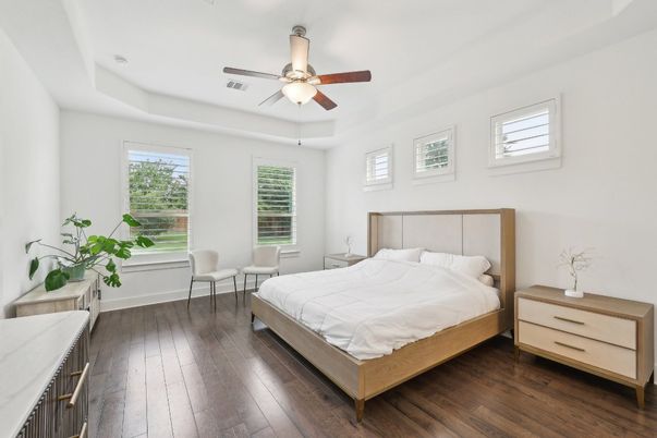 Bedroom, Interior, Wood Texture Flooring