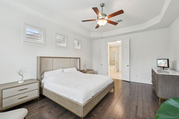 Bedroom, Interior, Wood Texture Flooring