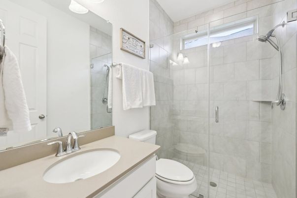 Bathroom, Glass Shower, Interior