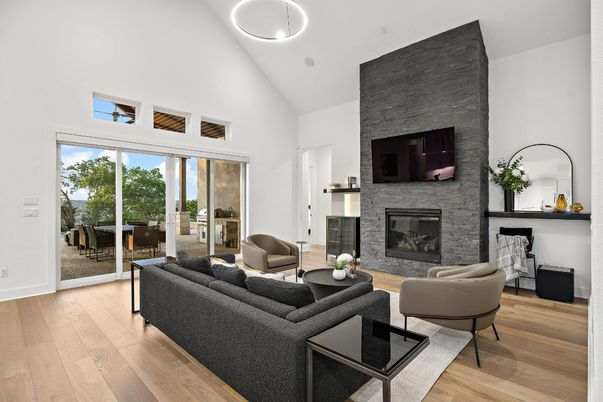 Fireplace, Interior, Living room, Wood Texture Flooring