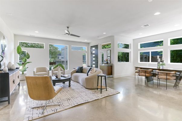 Dining room, Interior, Living room, Recessed Lighting