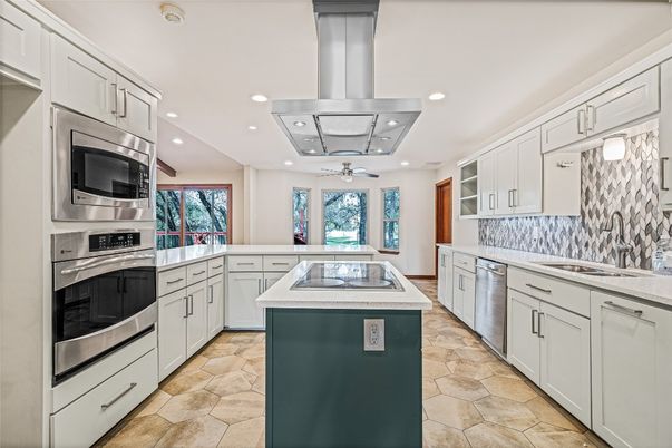 Interior, Kitchen, Recessed Lighting, Stainless Steel Appliances