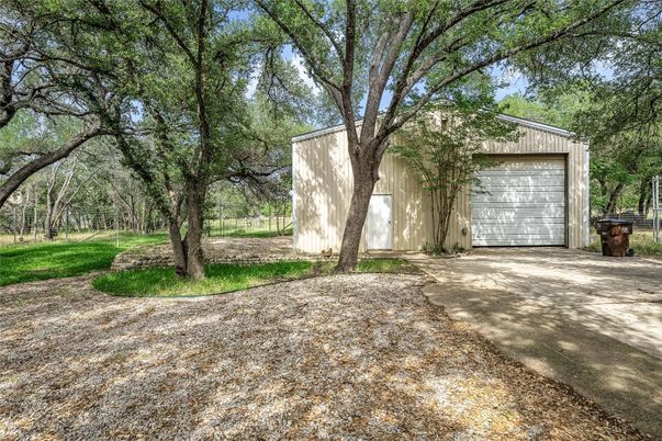 Backyard, Detached Garage, Exterior
