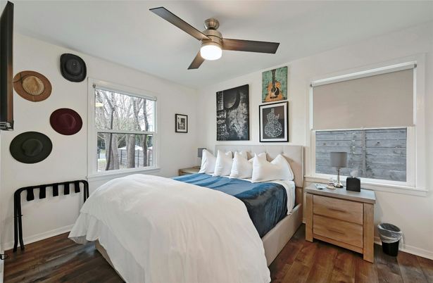 Bedroom, Interior, Wood Texture Flooring