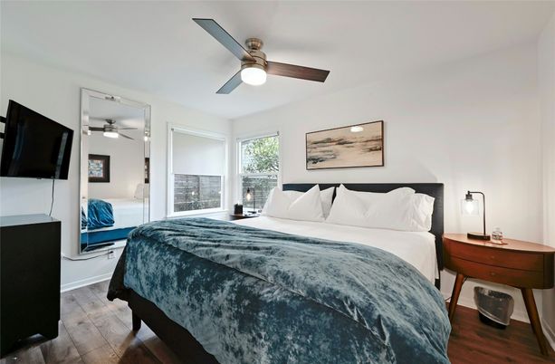 Bedroom, Interior, Wood Texture Flooring