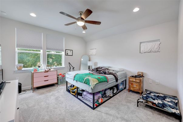 Bedroom, Interior, Recessed Lighting