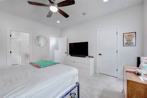 Bedroom, Interior, Recessed Lighting