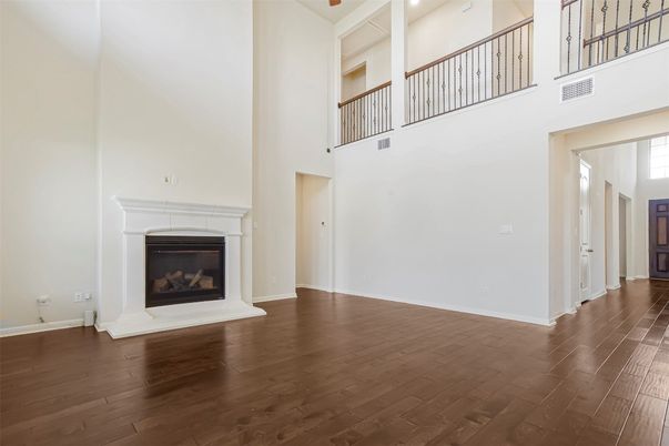 Fireplace, Interior, Wood Texture Flooring