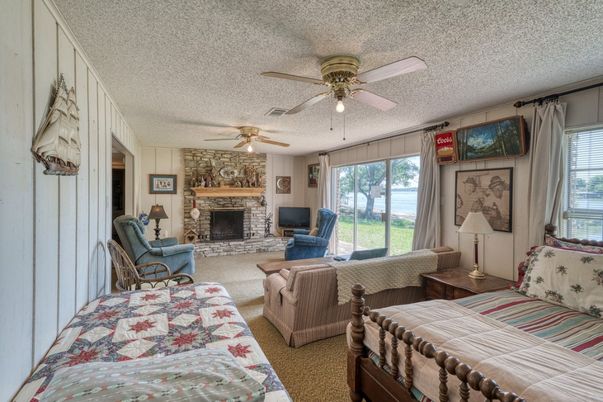 Bedroom, Fireplace, Interior, Living room