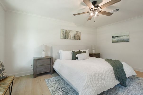 Bedroom, Interior, Wood Texture Flooring