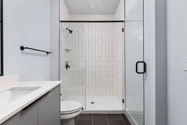 Bathroom, Glass Shower, Interior