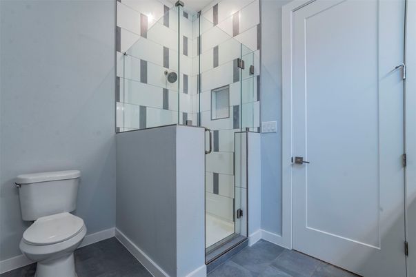 Bathroom, Glass Shower, Interior