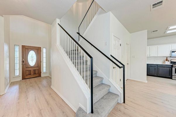 Interior, Kitchen, Wood Texture Flooring