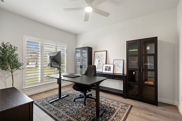 Home Office, Interior, Wood Texture Flooring
