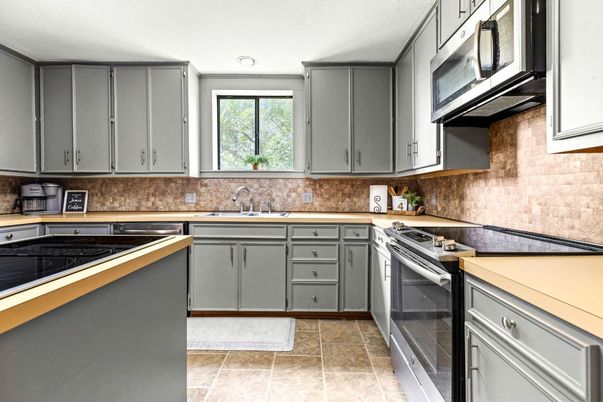 Interior, Kitchen, Recessed Lighting, Stainless Steel Appliances