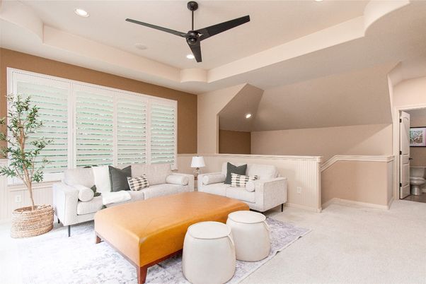 Interior, Living room, Recessed Lighting
