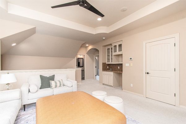 Interior, Living room, Recessed Lighting