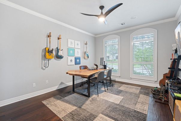 Home Office, Interior, Wood Texture Flooring