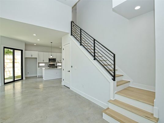 Empty room, Interior, Kitchen, Pendant Lights, Recessed Lighting