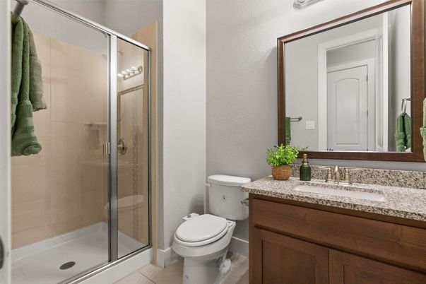 Bathroom, Glass Shower, Interior