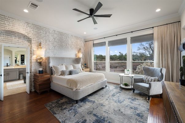 Bathroom, Bedroom, Interior, Recessed Lighting, Wood Texture Flooring