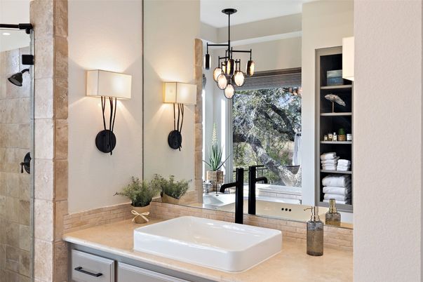 Bathroom, Interior, Pendant Lights