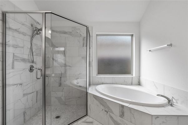 Bathroom, Glass Shower, Interior, Marble, Marble Walls