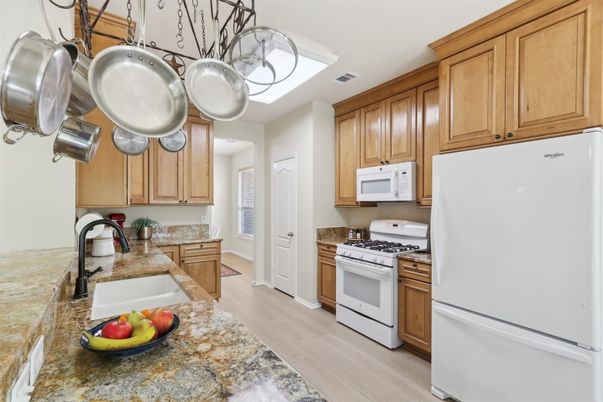 Interior, Kitchen, Wood Texture Flooring
