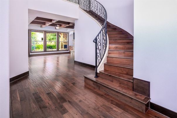 Empty room, Interior, Wood Texture Flooring